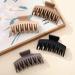 DEEKA Large Double Row Teeth Hair Claw Clips - 4 PCS Matte Hair Accessories for Thick Long Hair - Neutral Brown Colors - 3.5 Inch (Pack of 4) - Buy Online on GoSupps.com