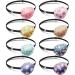 8 Pcs Eye Patches for Kids Adjustable Single Eye Patch Reusable Cute Girls Eye Patch with Elastic Strap for Lazy Eye Either Eye Left or Right Eyepatch