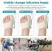 DINGBLUE Bunion Corrector for Women Men Adjustable Bunion Splint Big Toe Straightener Toe Separators for Overlapping Toes Soft Bunion Socks for in Shoes - Day And Night Pain 1 Pair (L) - Buy Online on GoSupps.com