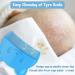 2 Pcs Baby Comb and Hair Brush Set - Toddler and Newborn Cradle Cap Comb in Blue - Buy Online on GoSupps.com