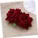 FRCOLOR Red Rose Garland Floral Hair Accessories Bridal Hair Pieces Floral Hair Comb Rose Hair Accessories Rose Flower Comb Fork Comb Wreath Wedding Headgear Flower Hair Accessories medium As Shown - Buy Online on GoSupps.com