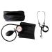 Blood pressure monitor 1-tube + stethoscope double head black Double head stethoscope - stethoscope plus BP device
