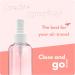 LG Luxury & Grace Set - 16 Refillable 60ml Transparent Spray Bottles for Perfumes & Cosmetics | Travel Essentials - Buy Online on GoSupps.com