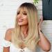 Shop Ombre Blonde Wigs with Bangs - Heat-Resistant Synthetic Women's Wigs for Everyday Use - Buy Online on GoSupps.com