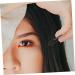 Healeved 300 Pcs Mini Eyeshadow Swab Eyelash Spoolie Mascara Wand Eyeshadow Plastic Black - Buy Online on GoSupps.com
