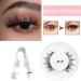 Magnetic Eyelashes Natural Look with Applicator Reusable Magnetic Lashes Magnetic Eyelashes without Eyeliner Strong Magnetic Eyelashes for Girls Women - Buy Online on GoSupps.com