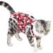 Mairbero Cat Recovery E-Collar Alternative for Cats and Dogs After Surgery Wear Anti Licking Wounds Pajama Suit Home Indoor Pet Clothing Breathable Kittens Recovery Clothes S Christmas red