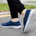 Edema Shoes for Swollen Feet - Comfortable Orthopedic Diabetic Walking Shoes for Men | Adjustable Closure & Breathable | Size 10 Blue - Buy Online on GoSupps.com
