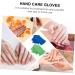 Mikinona 2 Pairs Gel Gloves Hydrating Gloves Skincare Gloves Cotton Moisturizing Gloves Lotion Gloves Dry Hands Gloves Overnight Cracked Hands Repair Gloves Hand Moisturizer Gloves Knitting - Buy Online on GoSupps.com