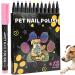 Dog Nail Polish Pet Nail Polish | 12 Creative Nail Polish Pens | Harmless Nail Paint for Dogs Fast Drying Safe Nail Polish - Buy Online on GoSupps.com