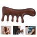 Premium Portable Sandalwood Comb - Wooden Ridge Scalp Massager for Women's Hair Care - Buy Online on GoSupps.com
