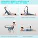 Foot and Calf Stretcher Strap for Plantar Fasciitis, Heel Spurs, Foot Drop - Yoga Leg Stretching Aid for Achilles Tendonitis & Hamstring Relief (Black) - Buy Online on GoSupps.com