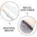 JECOMPRIS Mustache & Foaming Shaving Brush for Men - Portable Silver Razor & Beard Brush for Travel - Buy Online on GoSupps.com