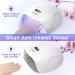 UV LED Nail Lamp NAILGIRLS 150W | Gel Nail Polish Dryer with 4 Timer Settings and Auto Sensor | Home Salon UV Light Curing Lamp - Buy Online on GoSupps.com