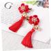 ibasenice 3 Pairs Hair Clips for Kids Hair Clips for Bows Kids Hairpin for New Year Hair Clips for Children Barrettes for Girls Hair Barrettes Tassel Hairpin Issue Card Chinese Style - Buy Online on GoSupps.com