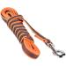 Buy IDC Color & Gray Rubberized Leash - 20mm x 5m with Loop - Durable & Stylish Orange-Gray Pet Leash for International Shipping - Buy Online on GoSupps.com