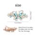 Sparkly Jeweled Butterfly Barrettes - 4 Pack Luxury Crystal Rhinestone Hair Clips - Buy Online on GoSupps.com