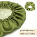 Silk Satin Bonnet for Women - Extra Large Reversible Adjustable Night Sleep Cap for Curly Hair - Green - Buy Online on GoSupps.com