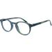 Opulize Zen Reading Glasses | Round Frame | Spring Hinges | Scratch Resistant | Turquoise Blue Pattern | Unisex | +1.00 Magnification - Buy Online on GoSupps.com