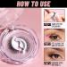 Buy 2 Pairs Reusable Self-Adhesive Eyelashes - Waterproof & Thick - Perfect for All Occasions - Buy Online on GoSupps.com