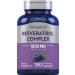 Piping Rock Resveratrol Complex 1800 mg | 180 Capsules | Grape Seed Extract | Non-GMO Gluten Free Supplement
