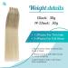 FSHINE Balayage Real Hair Tape-In Extensions - 40cm 50g Seamless Skin Weft Ombre Blonde #18/26/60 - 20 Pieces - Premium Remy Hair Extensions - Buy Online on GoSupps.com