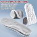 Shop Cloud Step Insoles | 4D Cloud Technology for Ultimate Comfort | U-Shape Memory Foam Insoles (Black Men 8-8.5/Women 9.5-10 - Buy Online on GoSupps.com