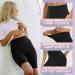 Blongw 3 Pack Women's High Waist Sports Shorts & Leggings - Opaque Hotpants for Yoga & Gym | S-M Black/White/Beige - Buy Online on GoSupps.com