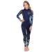 Seavenger Alpha 3mm Neoprene Fullsuit Wetsuit Dark Floral Women's Size 7