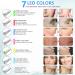 7 Color Anti Wrinkles Face Massager | Anti-Aging Facial Neck Eye Device for Women & Men - White - Buy Online on GoSupps.com