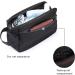 Men's Portable Waterproof Toiletry Bag - Etercycle Travel Wash Bag for Gym, Shower, and Bathroom - Dopp Kit Makeup Organizer with Handle (Black) - Buy Online on GoSupps.com