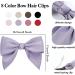 Cinaci 8 Pieces Big Oversized Silky Satin Hair Bow Barrettes Bow Hair Clips Accessories for Women Girls Teens Kids - Buy Online on GoSupps.com