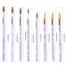 Joyan 8-Piece Acrylic Nail Brush Set | Professional Gel Nail & Design Brushes for Perfect Manicure - Buy Online on GoSupps.com