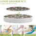 3-Pack Cleaning Kitchen Sponges Oval Pretty Flowers on Dark Kitchen Cellulose Dishwashing Wood Pulp Cotton - Buy Online on GoSupps.com