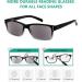 Eyekepper 5-Piece Classic Spring Hinge Reading Glasses Set - All Grey Lenses 2.25 Diopters Sun Reading Glasses - International Shipping Available - Buy Online on GoSupps.com