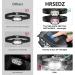 Rechargeable Headlamp 2 Pack 1200 Lumen Super Bright LED Headlamp with Motion Sensor, Waterproof Flashlight for Camping, Cycling, Running - White Red Light, 12 Modes - Buy Online on GoSupps.com