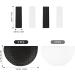 Heallily 2 Pairs Sponge Shoulder Pads Sewing Set-in for Jacket Blazer T-Shirt Dress, 1cm (Black White) - Buy Online on GoSupps.com
