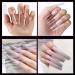 504 Pcs Upgrade 3XL Tapered Square Full Cover Nail Tips - Clear XXXL Extra Long Straight Tips for Acrylic Nails - EJIUJIUO No Curve Nail Tips - 12 Sizes Included - Buy Online on GoSupps.com