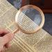 Magnifying Glass 5X Magnifier with Metal Handle High Clarity Loupe for Reading Books Inspection Magnifier Handheld Magnifying Glass Magnifier - Buy Online on GoSupps.com