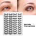 20 Pairs of 6D Soft Reusable False Eyelashes - Thickening Extensions for Stunning Look - Buy Online on GoSupps.com
