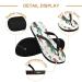 Buy Mnsruu Water-Colored Flower & Cactus Flip-Flops for Home Hotel Spa & Travel - Unisex Small Multicolored Footwear - Buy Online on GoSupps.com