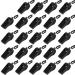Whistle, Plastic Whistle with Lanyard, Loud Clear Black Whistles Bulk Great for Coaches, Referees, and Officials 24PCS