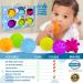ROHSCE 6pcs Baby Textured Multi Ball Set - Soft Infant Sensory Massage Balls for Developmental Play - Buy Online on GoSupps.com