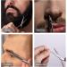 HAWATOUR Stainless Steel Beard Scissors for Trimming - Silver Classic - Buy Online on GoSupps.com
