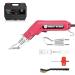 RoMech Rope Cutter Fabric Cutter - Pro Electric Hot Knife Heat Sealer with Adjustable Power - Cutting Tool Kit- with Blades & Accessories (100W  RM-014)