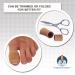 Dr. Frederick's Original Fabrigrip Toe Protectors - Large Size - Prevent Blisters and Cushion Bunions - 2-Pack - Buy Online on GoSupps.com