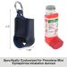 Beautyflier Asthma Inhaler Holder | Durable Microfiber Leather Travel Keychain for Kids & Adults | Stylish Blue Design - Buy Online on GoSupps.com