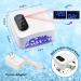 Cordless UV LED Nail Lamp COLORENE 72W Rechargeable Nail Light Quick Curing Dryer Professional Nail Dryer Gel Polish Light with 4 Timer Setting Auto Sensor for Salon Home Nail Art White - Buy Online on GoSupps.com