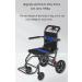 Portable Folding Wheelchair Manual Ultralight Transport Wheelchair Aluminum Folding Wheelchairs with Hand Brake Travel Wheelchair for The Elderly and Children - Buy Online on GoSupps.com