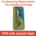 Premium 33g CO2 Rearming Kit Cylinder for Inflatable Life Jacket - Replacement Refill - Buy Online on GoSupps.com
